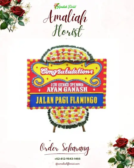 Sewa Papan Bunga Iniye